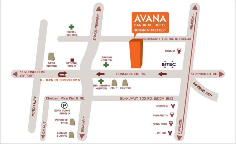 A2 Hotel Bangkok Bagian luar foto